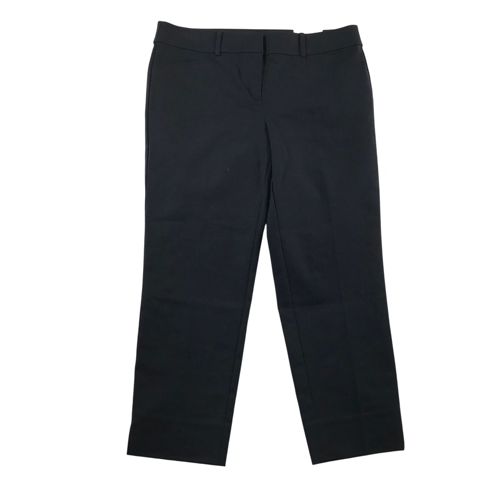 Loft The Riviera Pant Navy Blue Cropped Trousers Size 10 NEW
